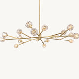 Lustre Rond Crystal Snow 183cm