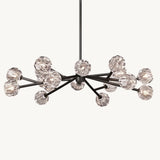 Lustre Rond Crystal Snow 122cm