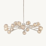 Lustre Rond Crystal Snow 122cm