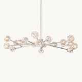 Lustre Rond Crystal Snow 152cm